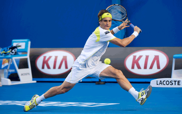 David Ferrer in Lotto at Australian Open 2013