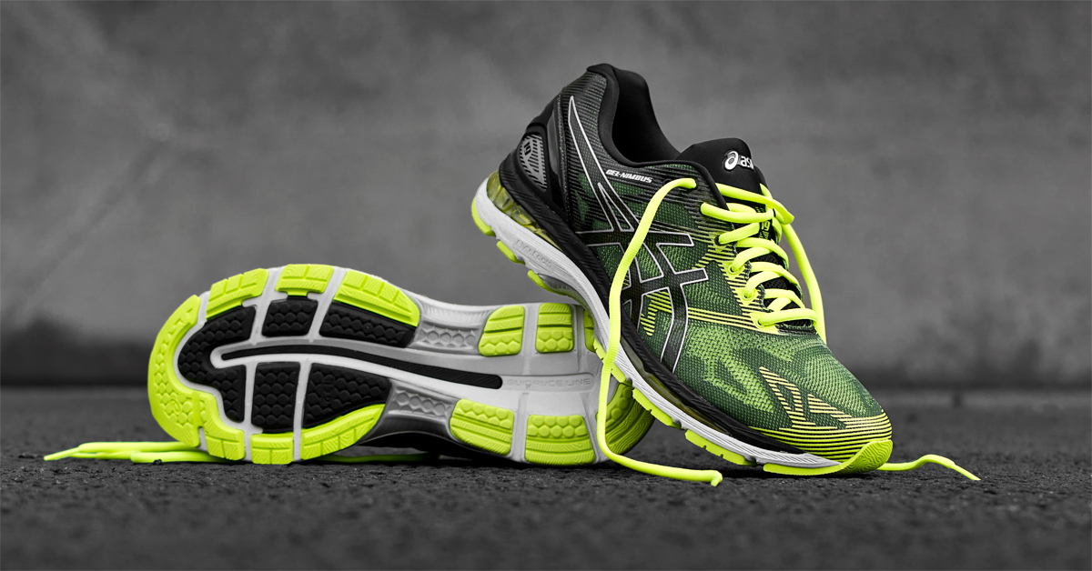 asics gel nimbus  19 mens Green