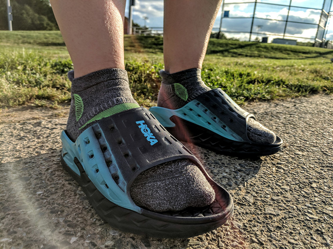 hoka one one recovery slide review